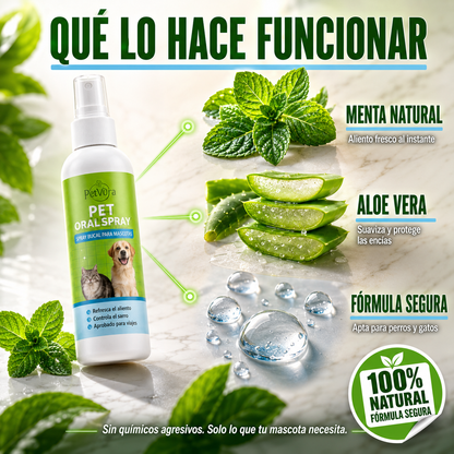 🐶 PetVora | Spray Bucal para Perros