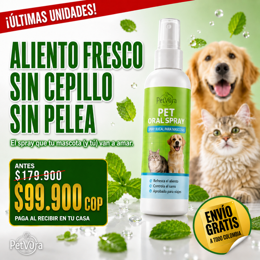 🐶 PetVora | Spray Bucal para Perros